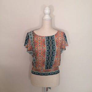 Geometric Career Multi colored 👚 shirt